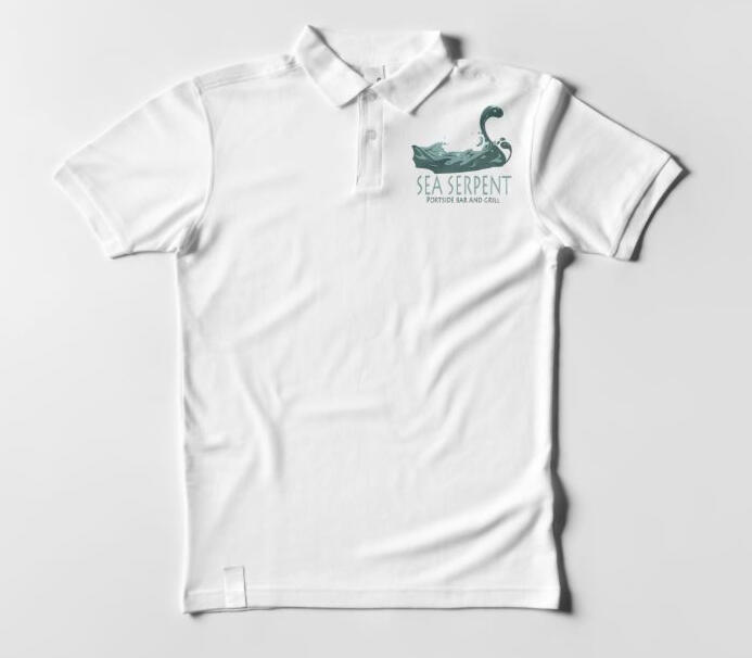 Sea Serpent Collared Shirt