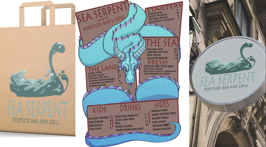 Paper Bag - Menu - Outdoor Signage